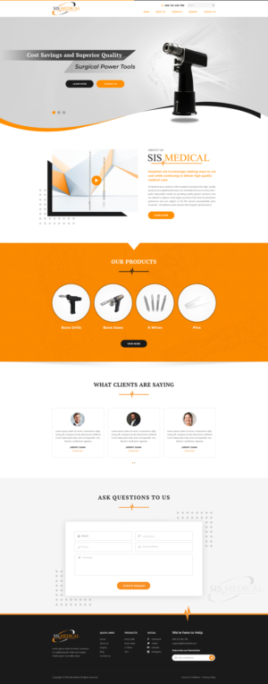 Web Design by pentaxial for this project | Design #22538924