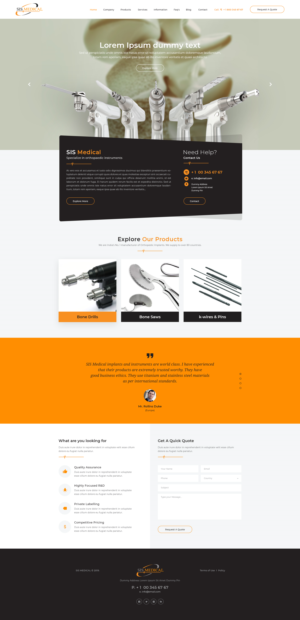 Web Design by Ved Web Services for this project | Design #22538845