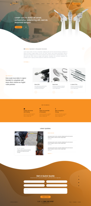 SIS Medical needs bold attention catching website for healthcare professionals(target) | Web Design par Ved Web Services