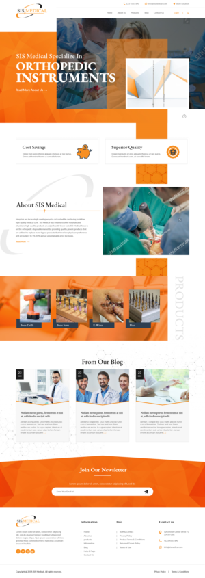 Web Design by sai.designer87 for this project | Design #22538060