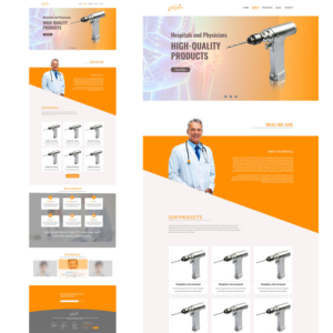 SIS Medical needs bold attention catching website for healthcare professionals(target) | Web Design par Finley Johnson