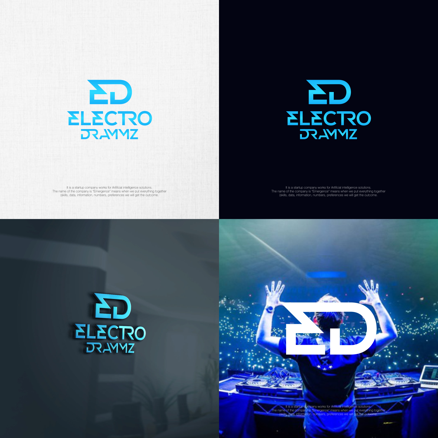 Logo Design by anak mama for Electro Drammz | Design #22512867