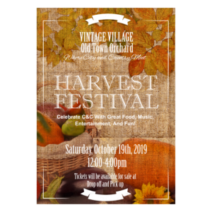 Community Harvest Festival Poster | Poster Design by elveneclipse