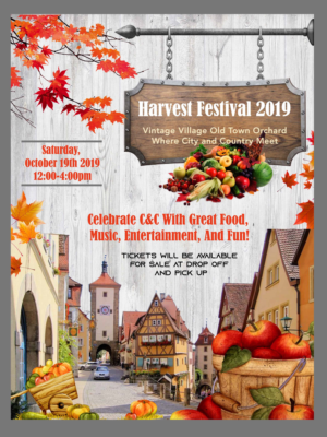 Community Harvest Festival Poster | Diseño de Póster por jancon 2