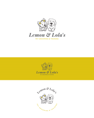 Lemon & Lola's Pet Grooming & Training | Logo Design by ultramarin