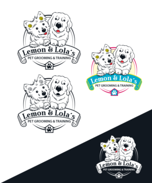 Lemon & Lola's Pet Grooming & Training | Logo Design by StudioD™