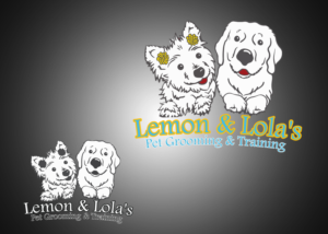 Lemon & Lola's Pet Grooming & Training | Logo Design by Amer Flehan