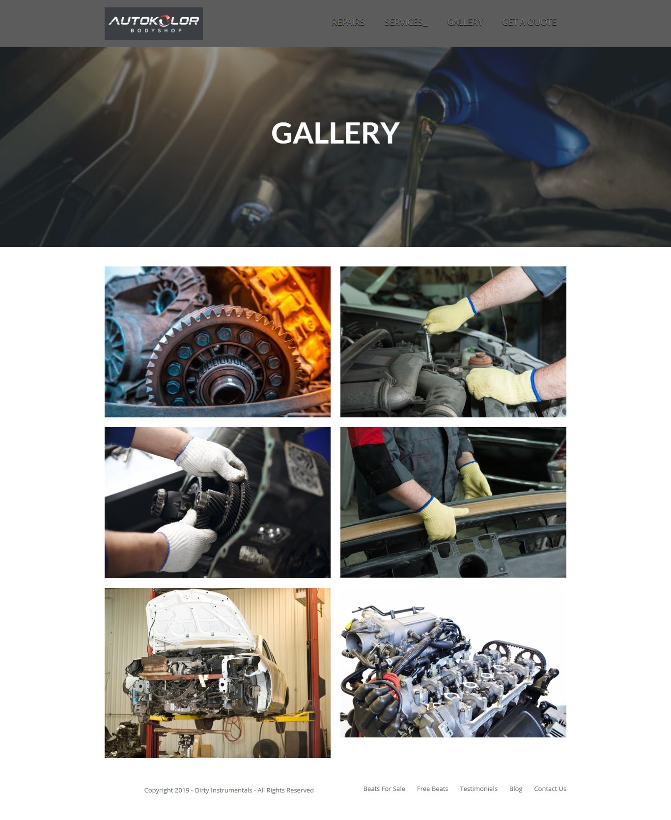 Web-Design von volkane.sibisi 2 für Autokolor Bodyshop | Design #22533687