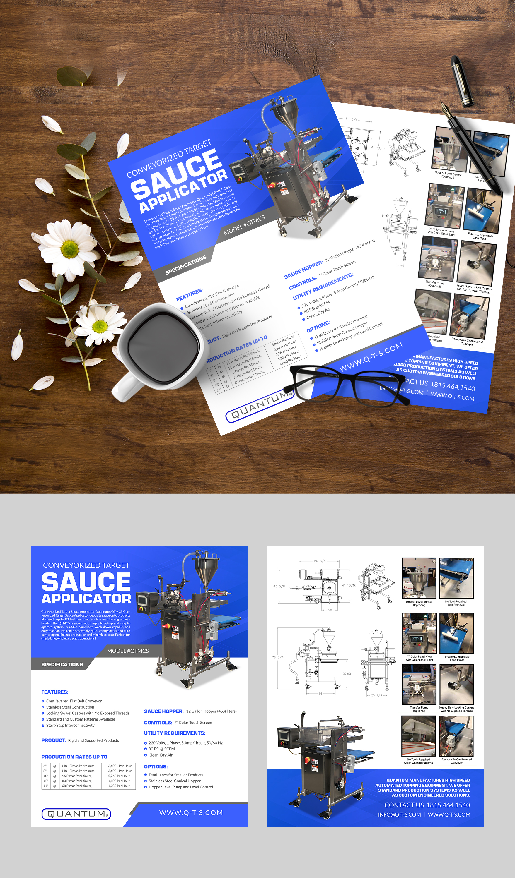 Design de Flyer par ZeneFashions pour Quantum Technical Services | Design #22677362