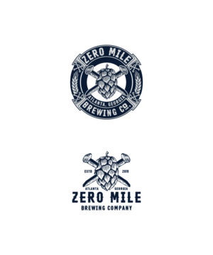 Zero Mile Brewing Company | Logo-Design von ART DEPOT