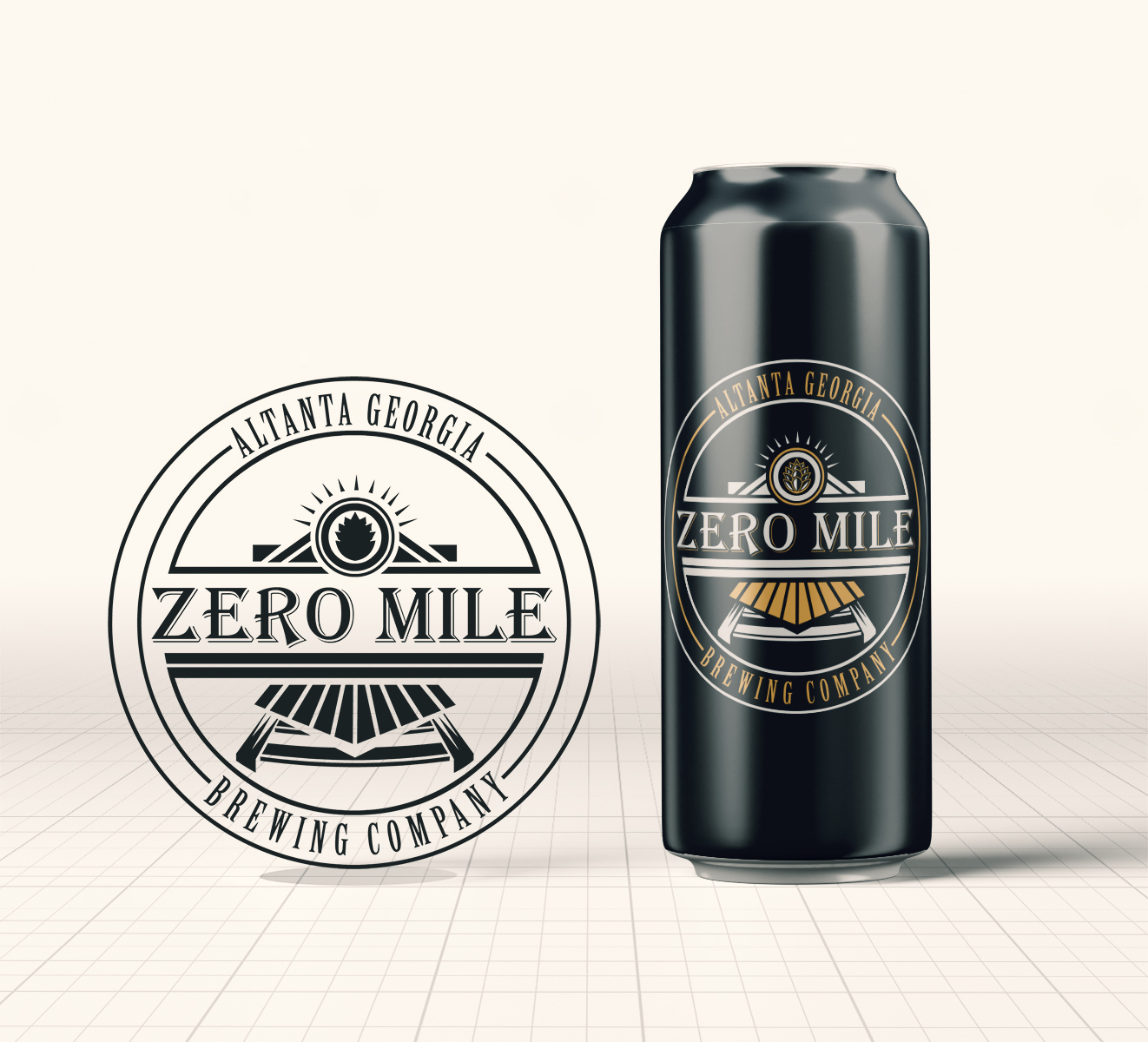 Logo Design by Xyper_Design for Zero Mile Brewing Company | Design #22537553