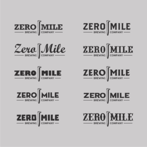 Zero Mile Brewing Company | Logo Design by Atvento Graphics