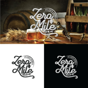 Zero Mile Brewing Company | Logo Design by Rii