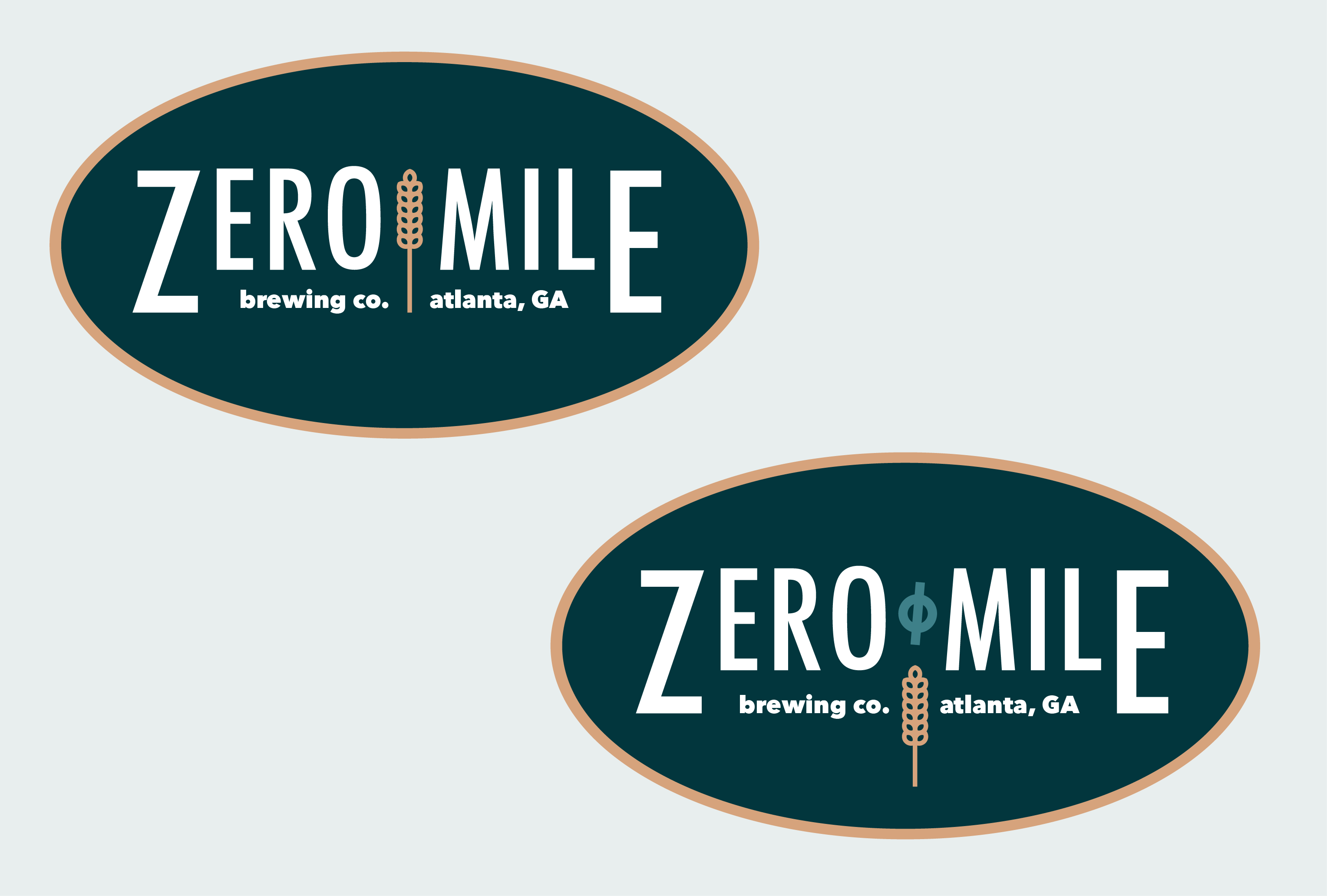 Logo Design by Caleb Vick for Zero Mile Brewing Company | Design #22529122