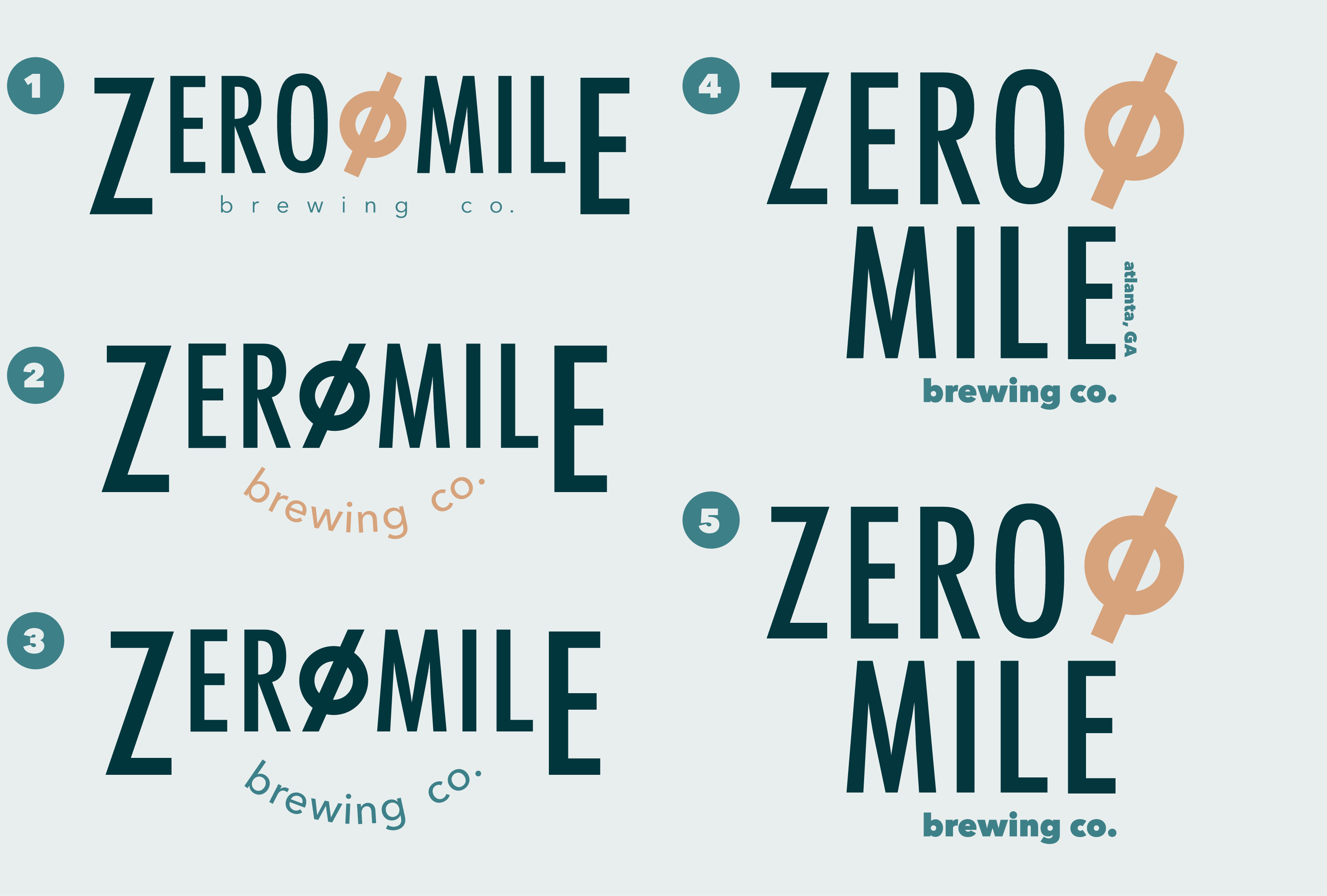 Logo-Design von Caleb Vick für Zero Mile Brewing Company | Design #22541723