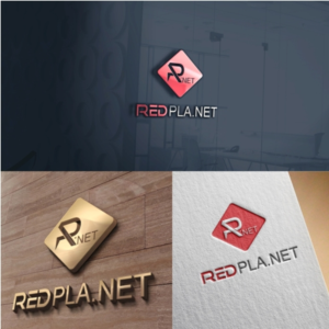 "REDPLA.NET" / nothing if creating a separate logo mark that is not integrated with the name | Diseño de Logo por mam1