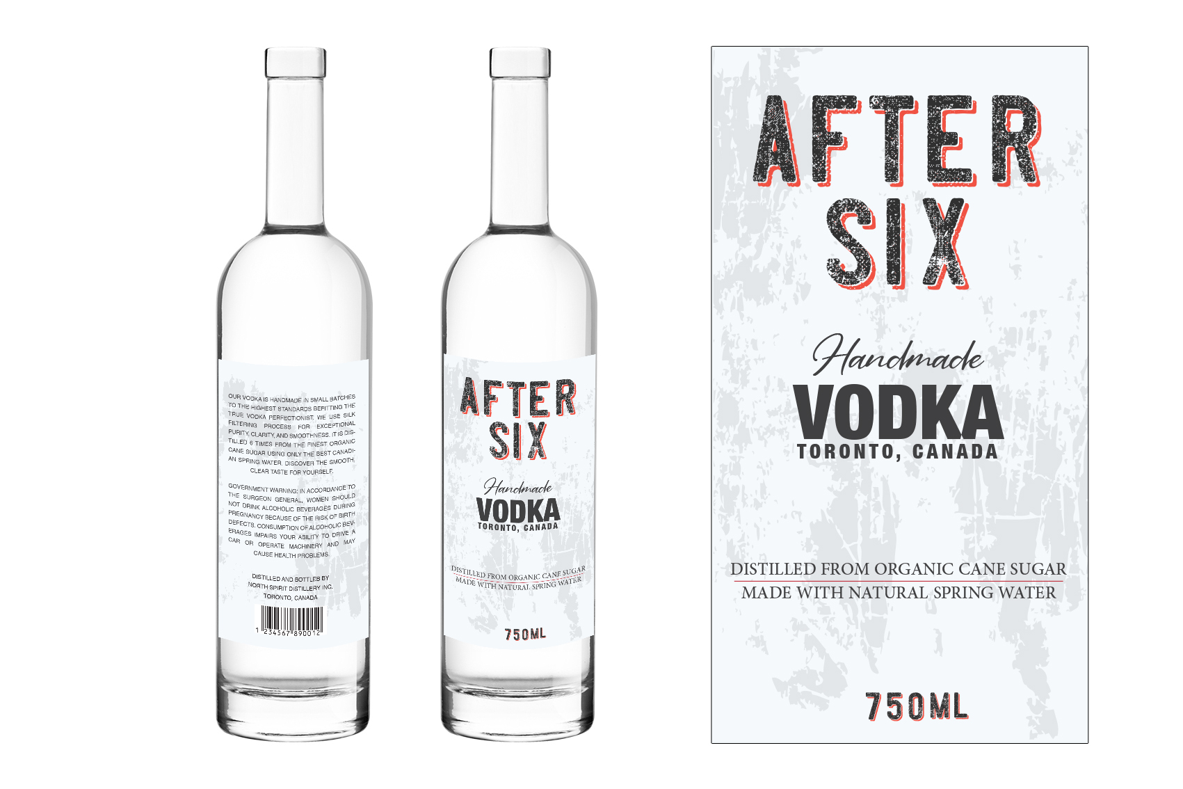 Label Design by Amer Flehan for North Spirit Distillery | Design #22517615