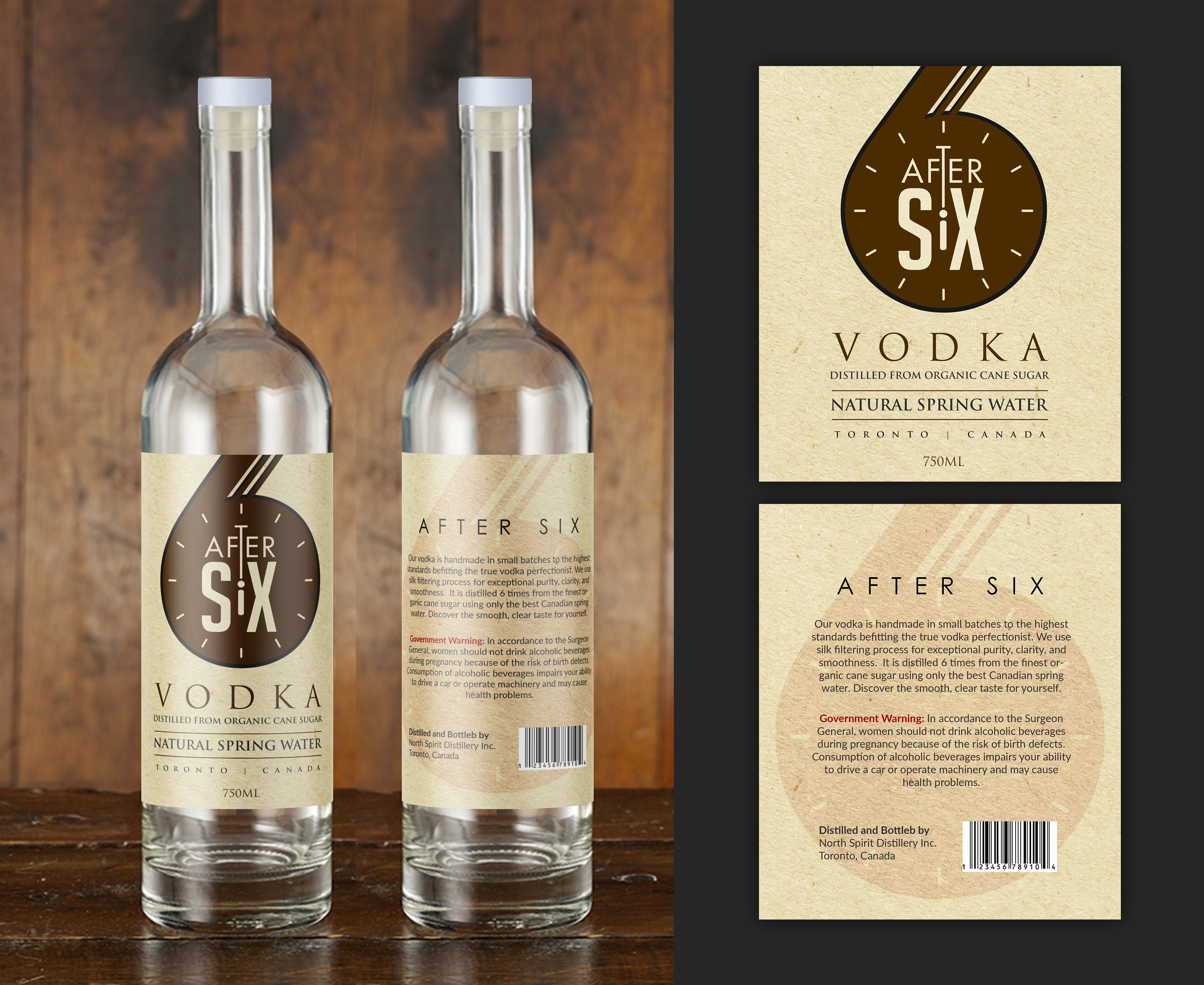Label Design by SAI DESIGNS for North Spirit Distillery | Design #22518611