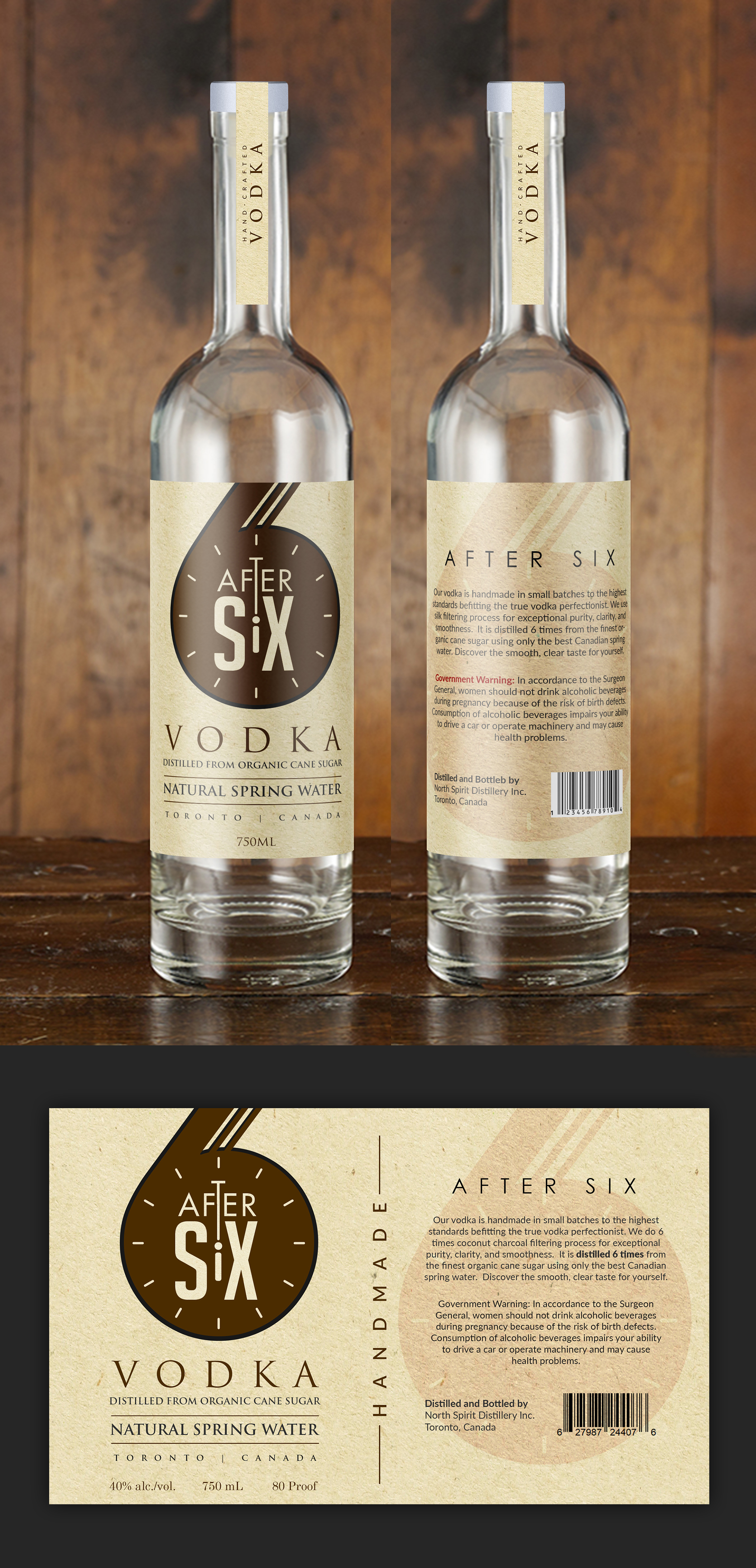 Label Design by SAI DESIGNS for North Spirit Distillery | Design #22828584