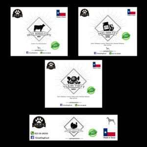Pet Food Manufacturer Seeking New Label/Packaging Design for Multiple Products | Design Graphique par Logo Blox