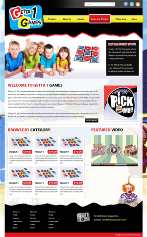 Web Design by pb for this project | Design: #726839
