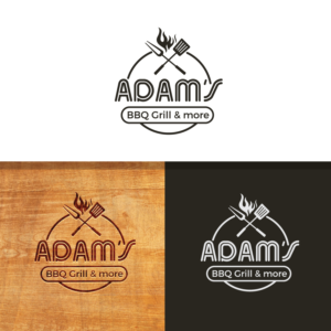 ADAM´s BBQ Grill & more ( wobei & more auch weg gelassen werden kann ) | Logo Design by FourtuneDesign
