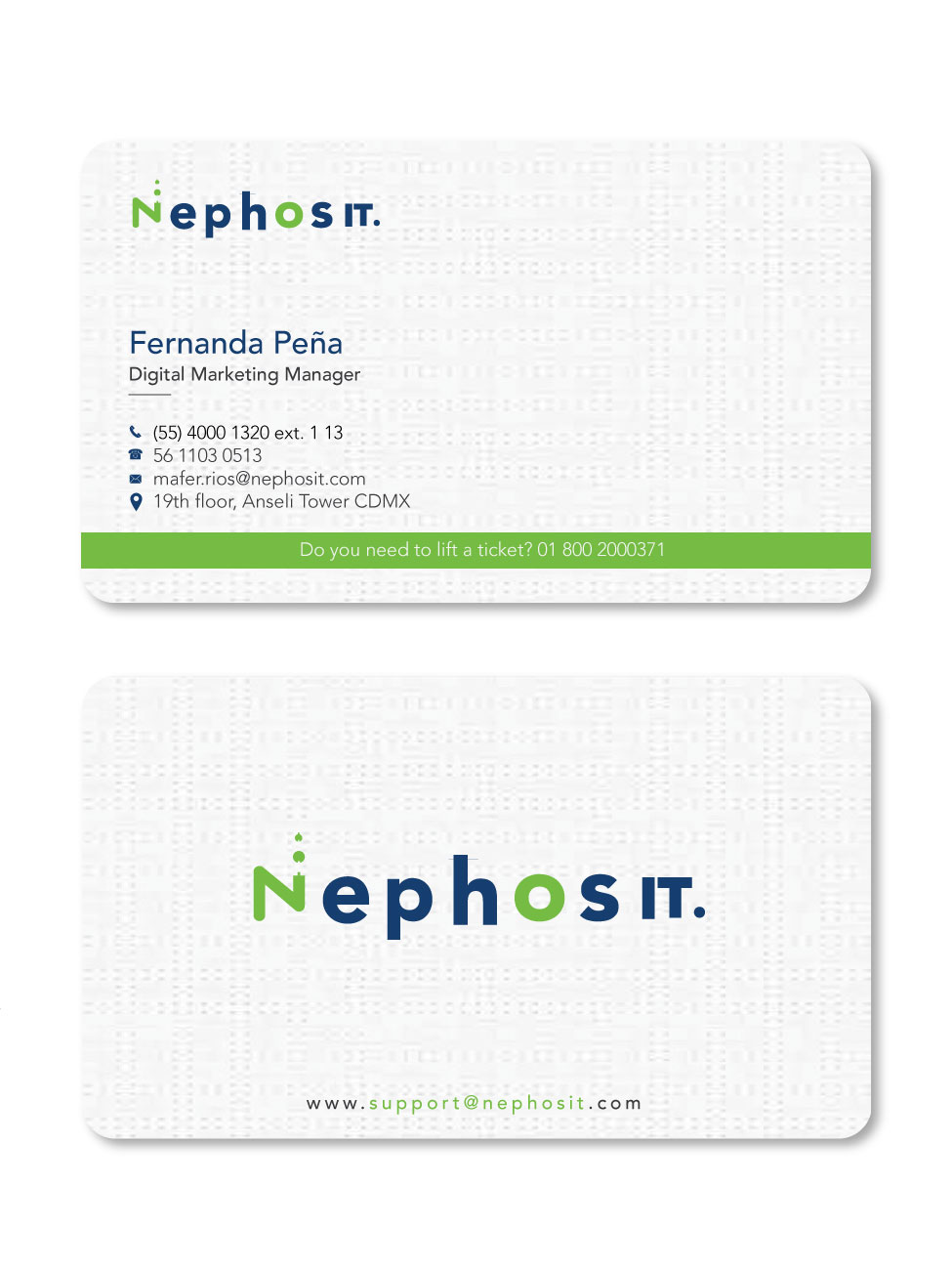 Business Card Design by zumur 2 for Soluciones en virtualizacion e infraestructura sa de cv | Design #22526995