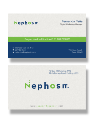 Business Card Design by zumur 2 for Soluciones en virtualizacion e infraestructura sa de cv | Design: #22527596