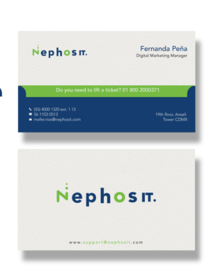 Business Card Design by zumur 2 for Soluciones en virtualizacion e infraestructura sa de cv | Design: #22527625