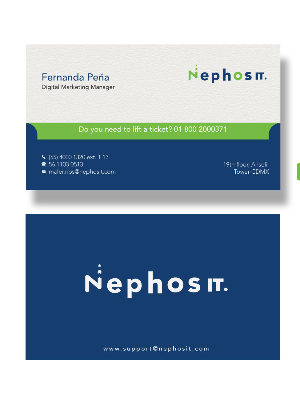 Business Card Design by zumur 2 for Soluciones en virtualizacion e infraestructura sa de cv | Design #22527672