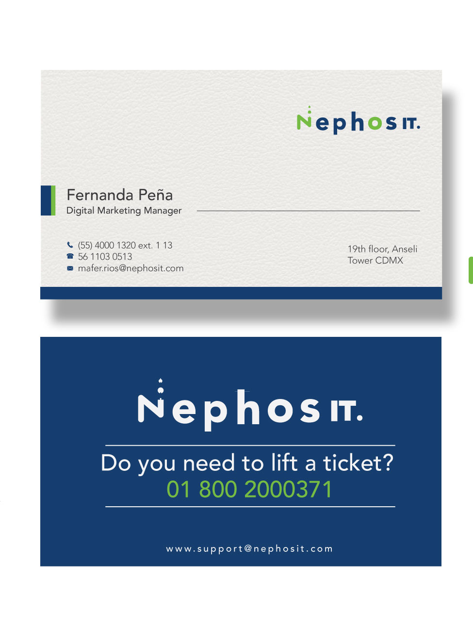 Business Card Design by zumur 2 for Soluciones en virtualizacion e infraestructura sa de cv | Design #22527800