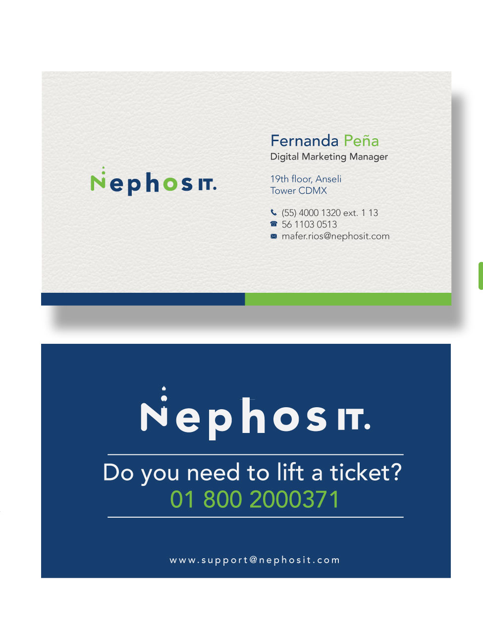 Business Card Design by zumur 2 for Soluciones en virtualizacion e infraestructura sa de cv | Design #22527815