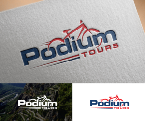Podium Tours | Logo Design by step forward 2