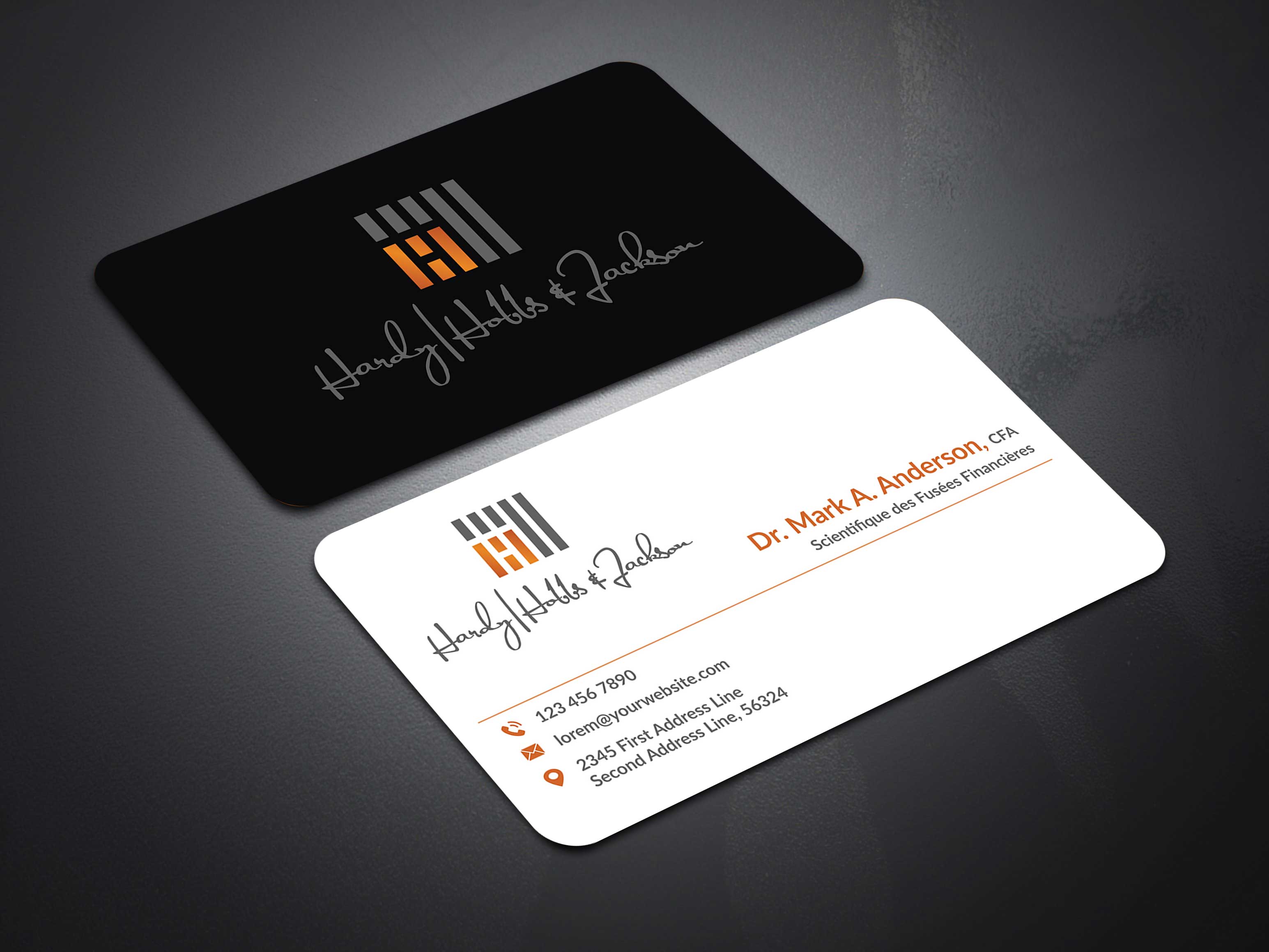 Visitenkarten-Design von Musa. A für dieses Projekt | Design #22533461