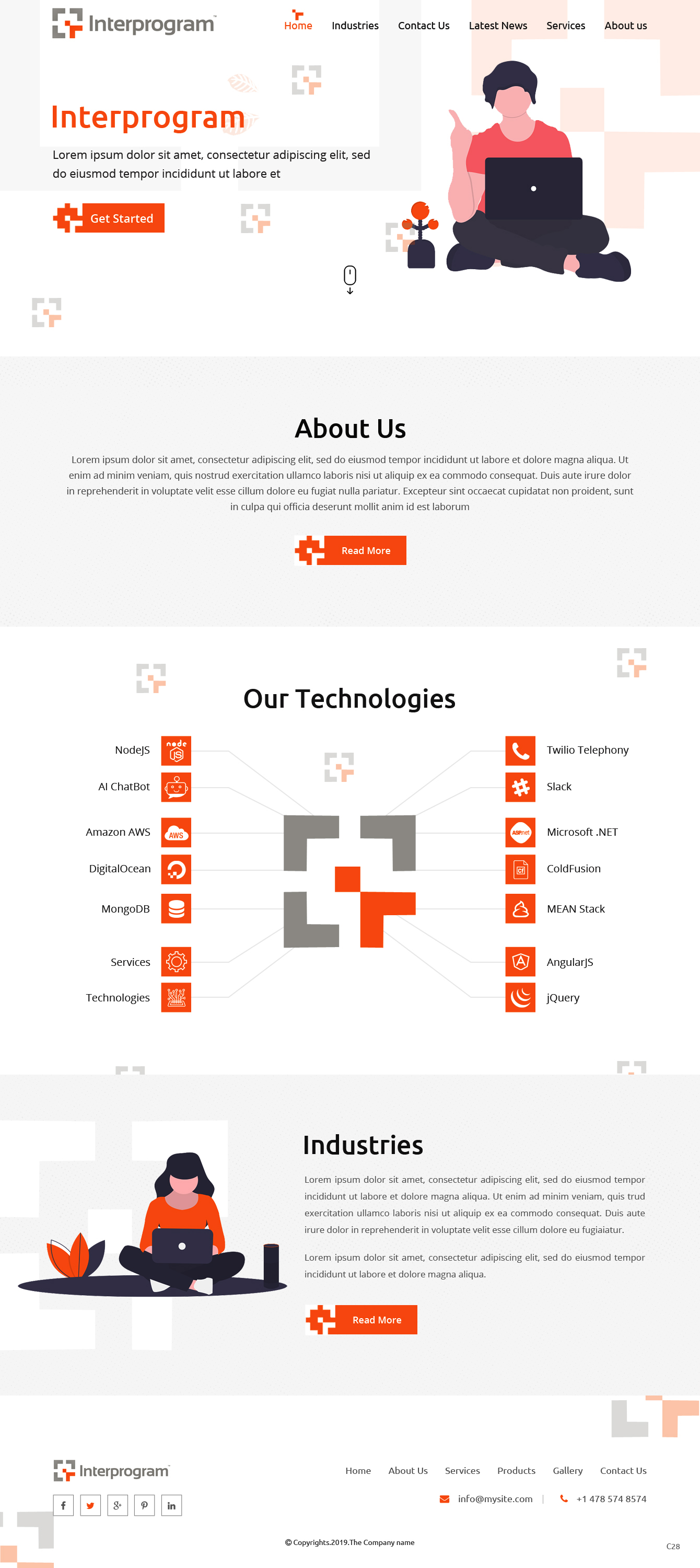 Design Wordpress par pb pour Interprogram, Inc. | Design #22527642