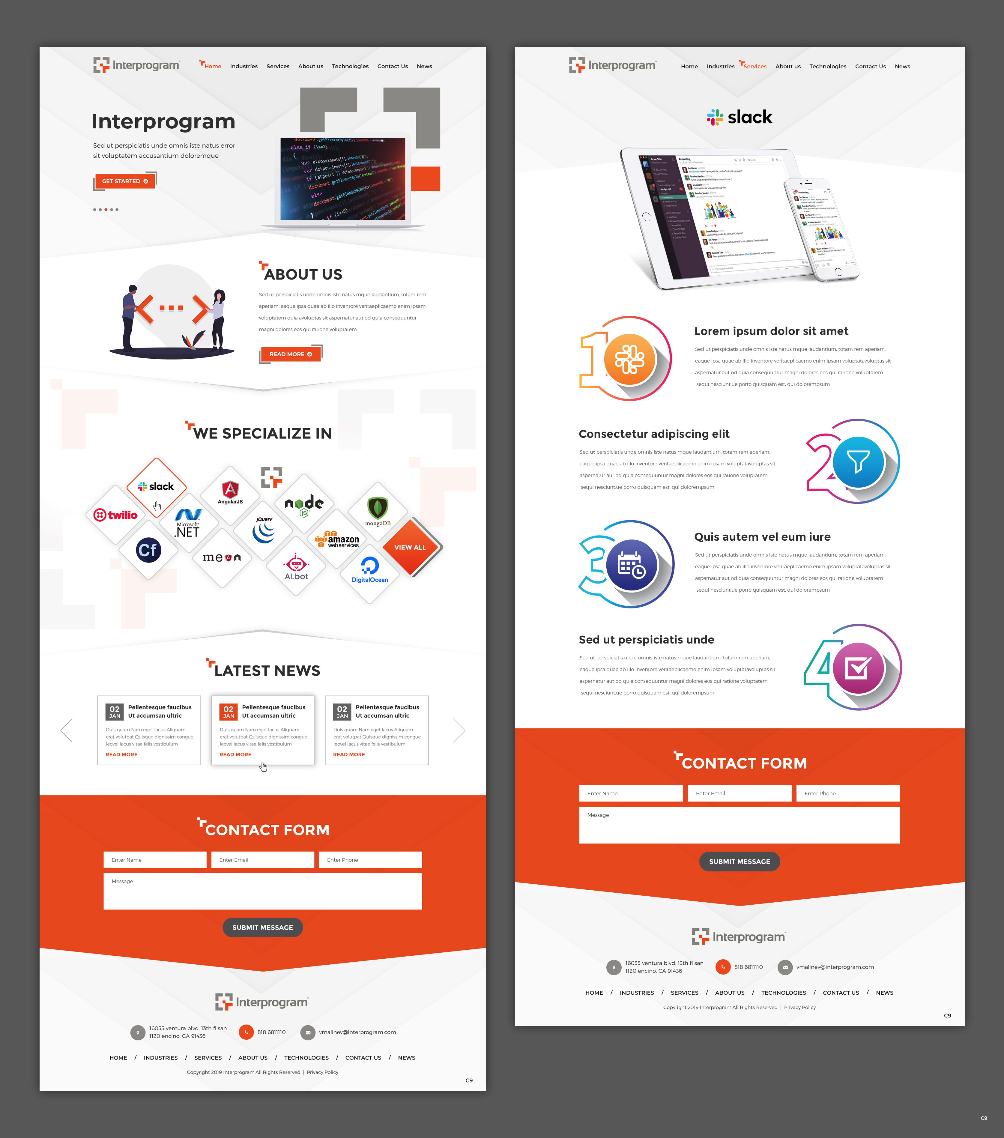 WordPress-Design von pb für Interprogram, Inc. | Design #22547907