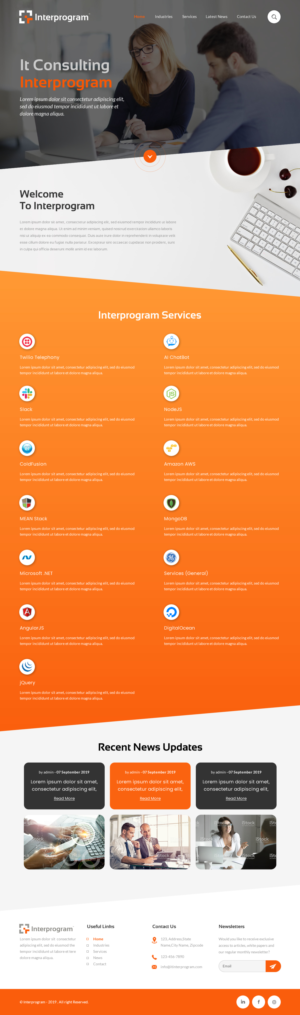 WordPress-Design von rightway für Interprogram, Inc. | Design #22528339
