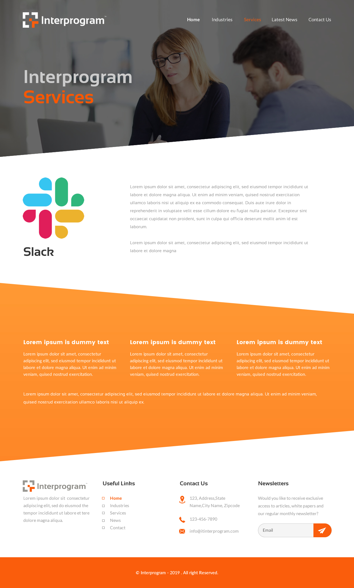 Wordpress Design by rightway for Interprogram, Inc. | Design #22540442