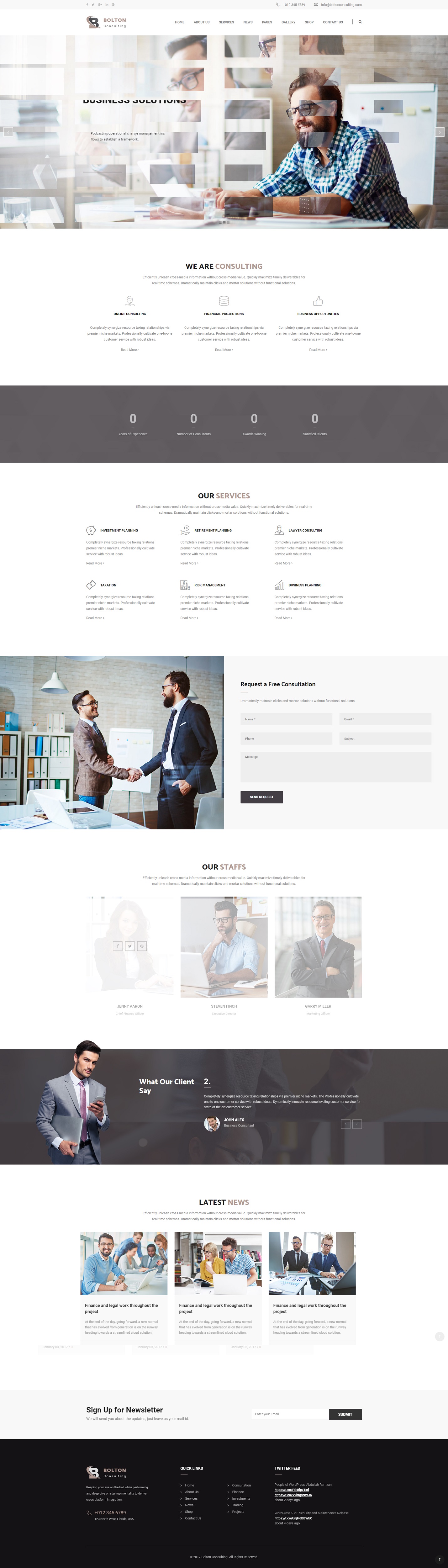 Wordpress Design by Tobias Kro for Interprogram, Inc. | Design #22533158