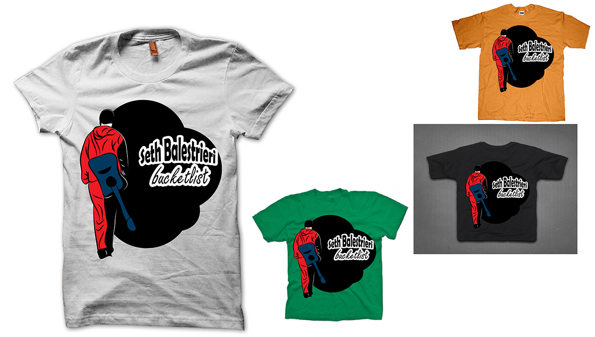 T-shirt Design by dejanmalzarkov1 for SethBalestrieriMusicManager | Design #2971557
