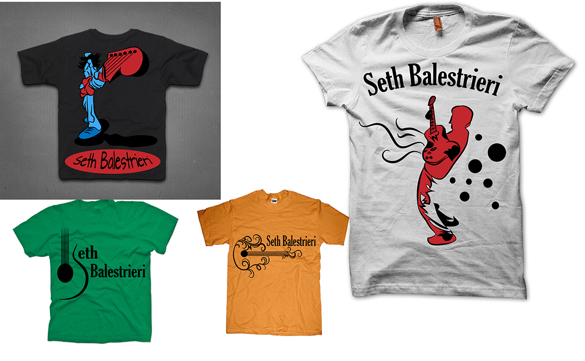 T-shirt Design by dejanmalzarkov1 for SethBalestrieriMusicManager | Design #3016082