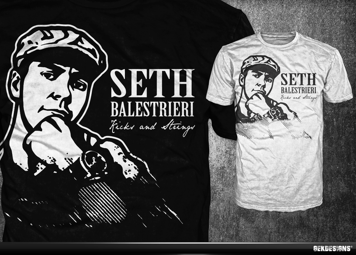 T-shirt Design by gekgrfx for SethBalestrieriMusicManager | Design #3039049