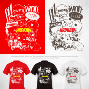 HRDKAW Comic Inspired Shirt Design