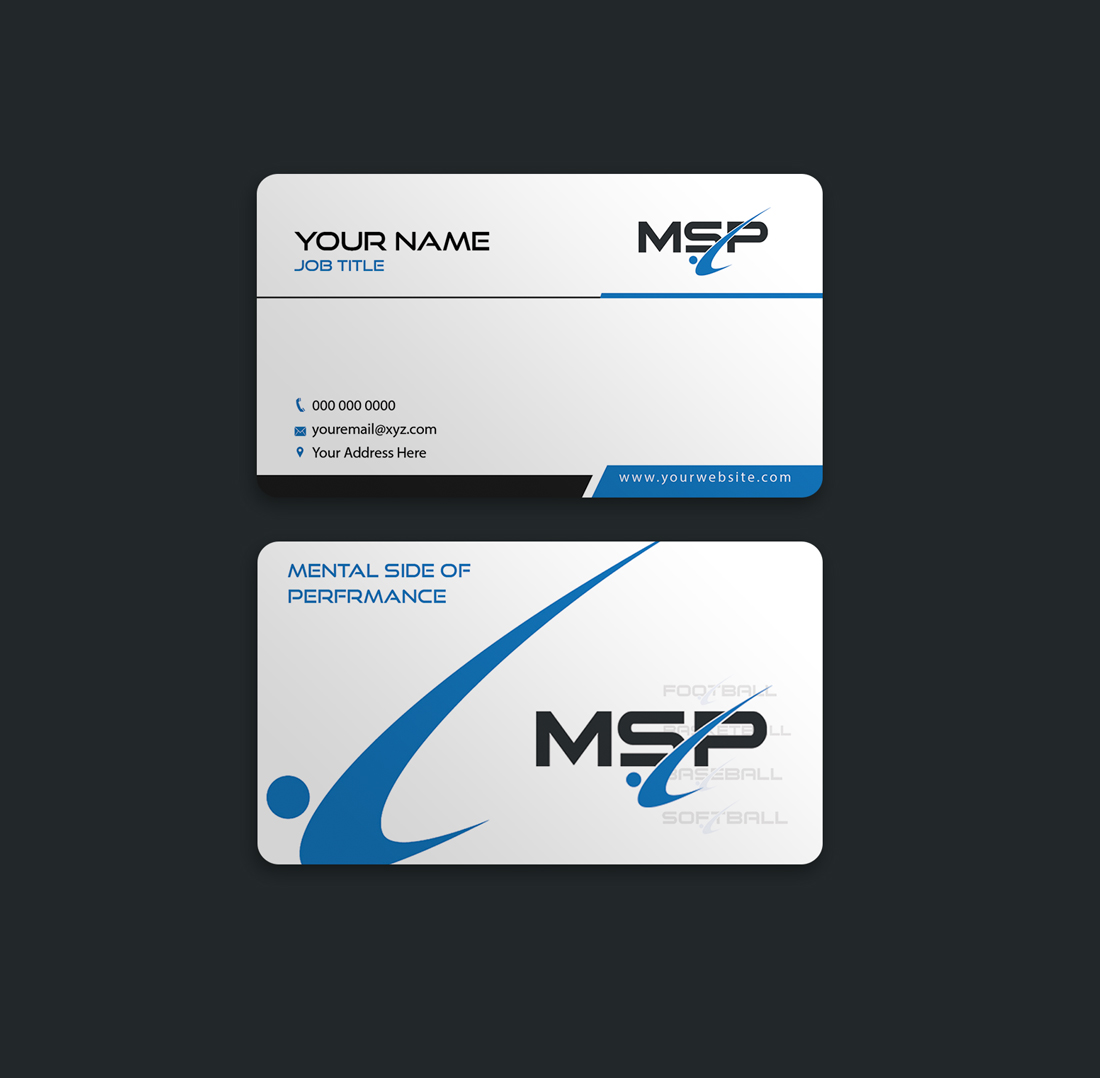 Business Card Design by Riz' for Blue Zone Sports | Design #22527926