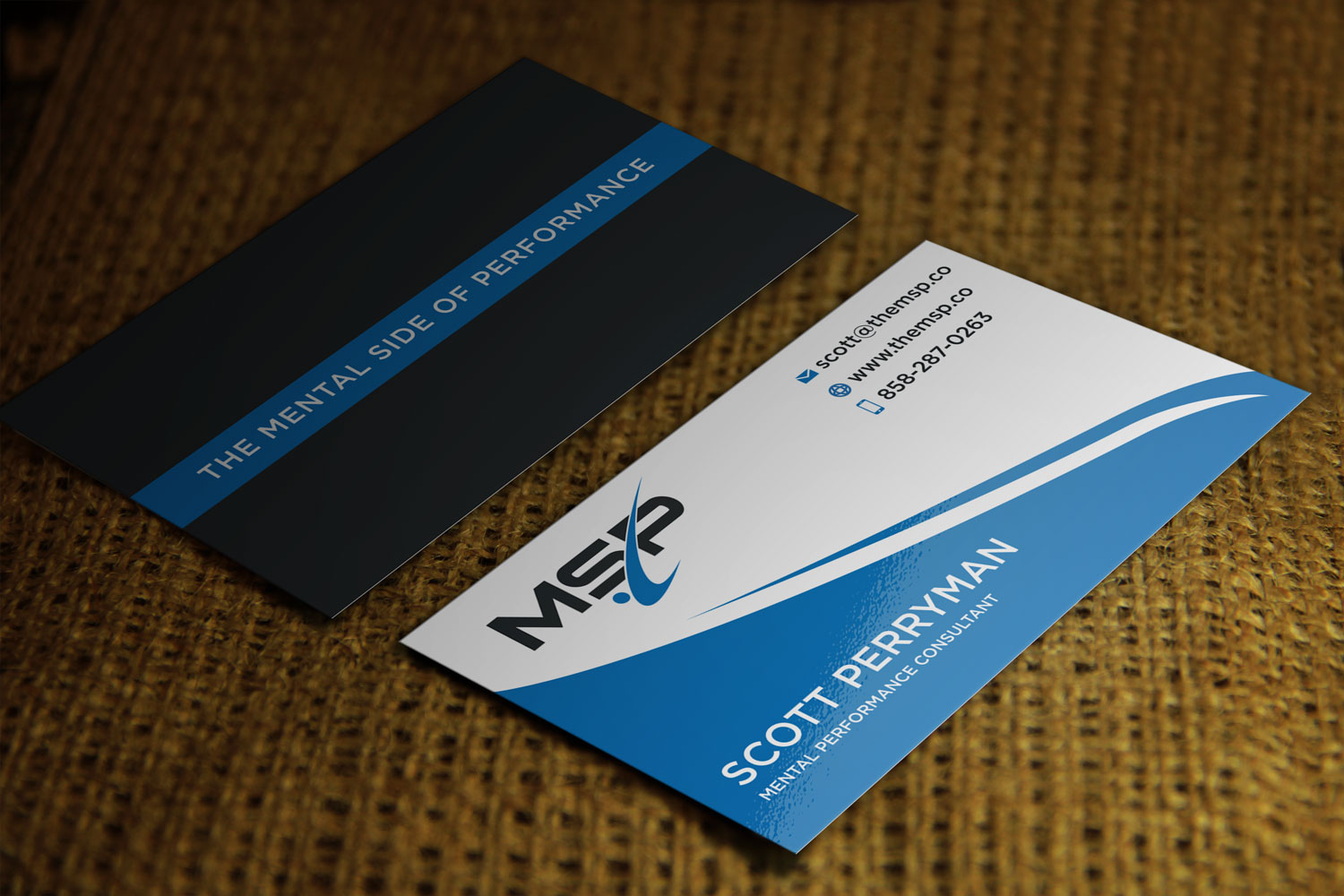 Business Card Design by Atec for Blue Zone Sports | Design #22525828