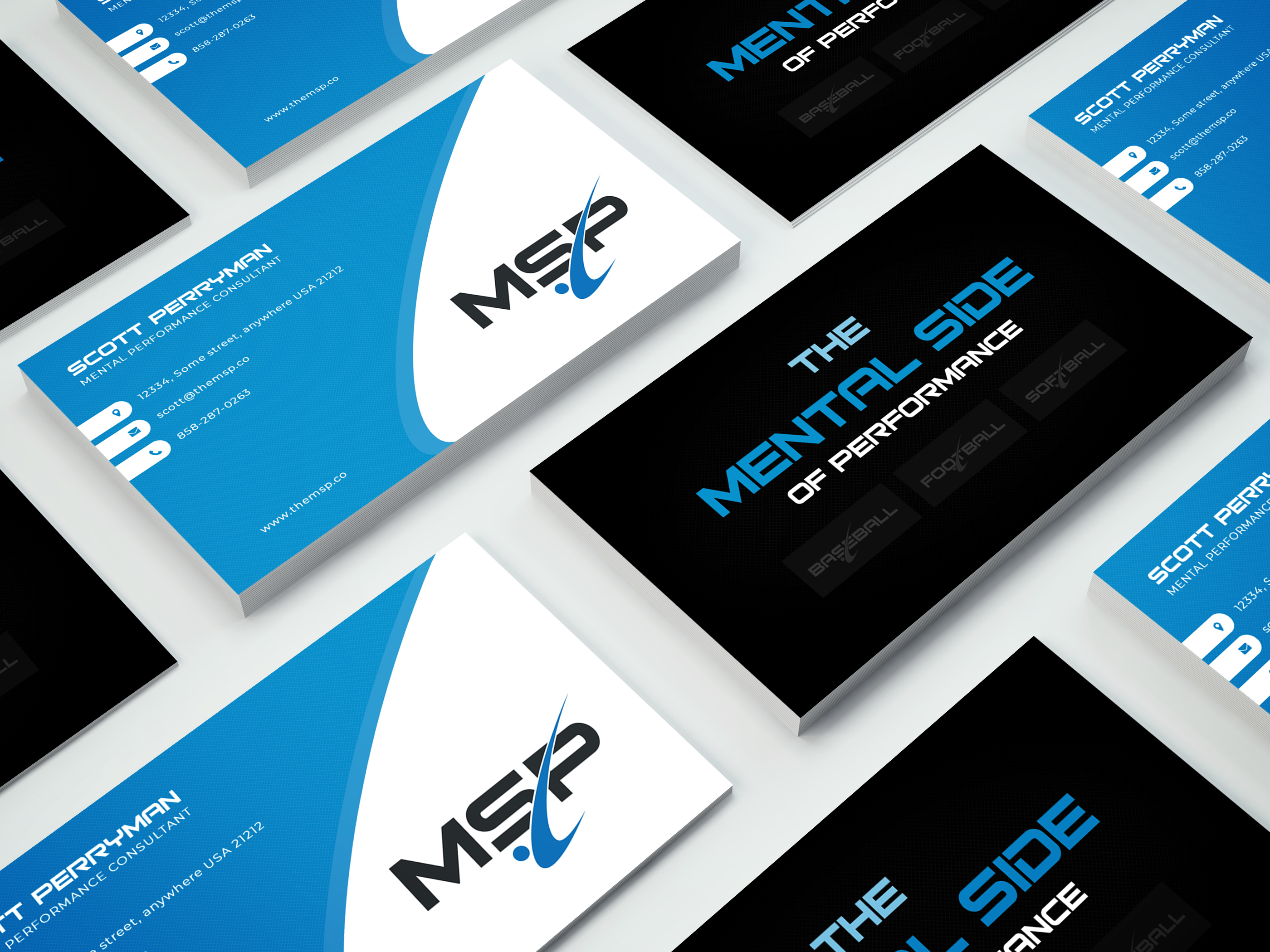 Business Card Design by pnfnetworkz for Blue Zone Sports | Design #22528302