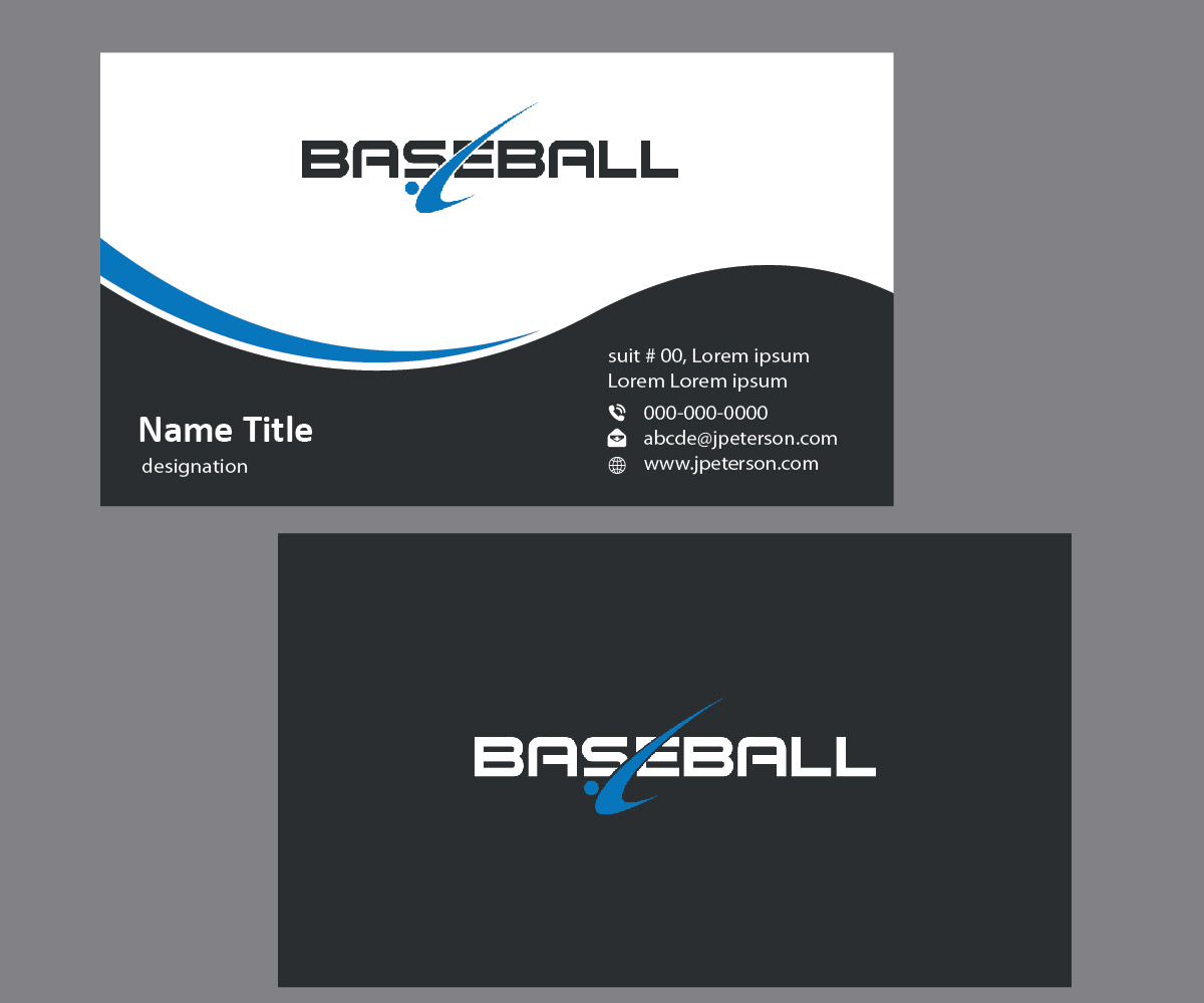 Business Card Design by Isnah Logo for Blue Zone Sports | Design #22525503