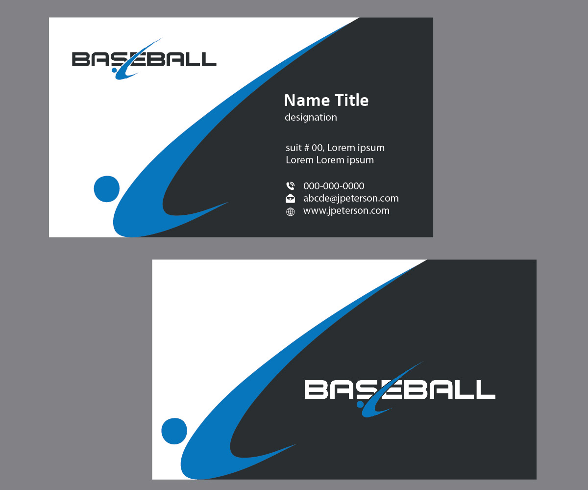 Business Card Design by Isnah Logo for Blue Zone Sports | Design #22525504