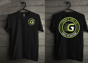 EDGY ACTION  ORIENTED T-SHIRT  Design | T-Shirt-Design von creative gravity