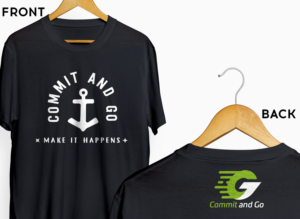 EDGY ACTION  ORIENTED T-SHIRT  Design | T-shirt Design by Val brito